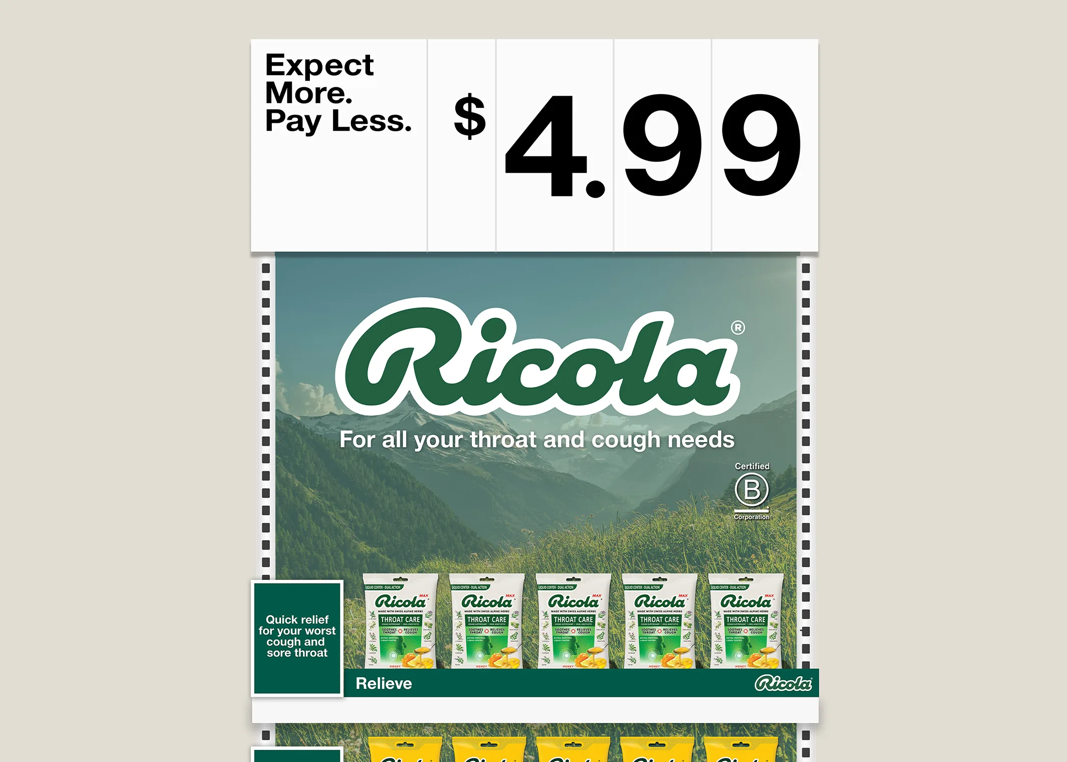 Ricola Target Endcaps — Ricola